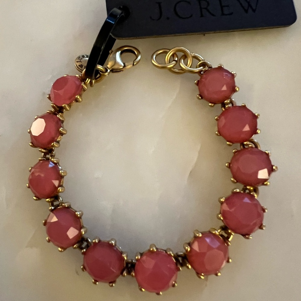 J. Crew Rose and Gold Bracelet